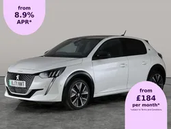 White Used 2021 Peugeot e-208 Premium Hatchback | £13,188 (Fair price)
