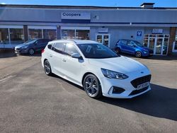 Frozen white Used 2021 Ford Focus ST-Line Estate | £16,999 (Fair price)