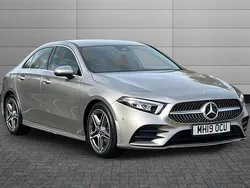 Silver Used 2019 Mercedes A180 AMG Line Premium Sedan | £18,496 (Fair price)