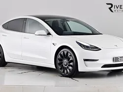 White Used 2019 Tesla Model 3 Long Range Sedan | £15,250 (Fair price)