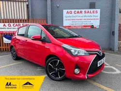Red Used 2016 Toyota Yaris Hybrid Design Hatchback | £10,490 (Fair price)