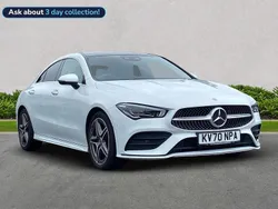 White Used 2020 Mercedes CLA220 AMG Line Premium Plus Sedan | £23,599 (Fair price)