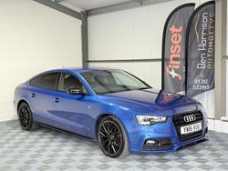 Blue Used 2016 Audi A5 Sportback Black Edition Hatchback | £14,995 (Fair price)