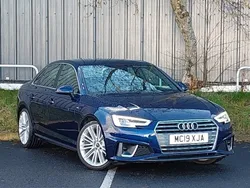 Blue Used 2019 Audi A4 S-Line Sedan | £18,998 (Good price)