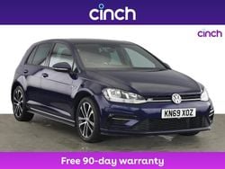 Blue Used 2019 VW Golf VII R-line Hatchback | £16,549 (Fair price)
