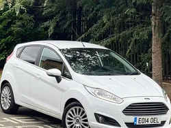 White Used 2014 Ford Fiesta Titanium Hatchback | £7,895 (Fair price)
