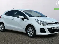 White Used 2015 Kia Rio Hatchback | £7,099 (Fair price)