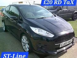 Black Used 2016 Ford Fiesta ST-Line Hatchback | £4,695 (A bit pricey)