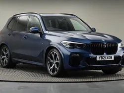 Blue Used 2021 BMW X5 M Sport SUV | £39,200 (Super price)