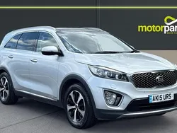 Silver metallic Used 2015 Kia Sorento 3 SUV | £12,500 (Good price)