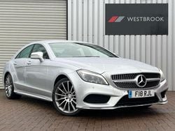 Silver Used 2015 Mercedes CLS350 AMG line Coupe | £10,600 (Fair price)
