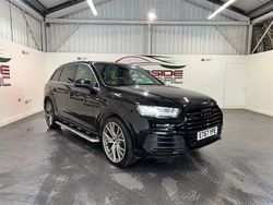Black Used 2017 Audi Q7 S-Line SUV | £21,999 (A bit pricey)