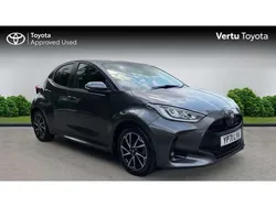 Grey Used 2021 Toyota Yaris Hybrid Design Hatchback | £16,862 (Fair price)