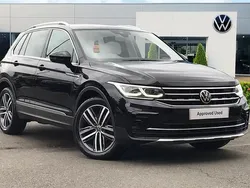 Black Used 2021 VW Tiguan Elegance SUV | £26,499 (A bit pricey)