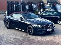 Black Used 2018 Mercedes E220 AMG Line Premium Cabriolet | £17,999 (Fair price)