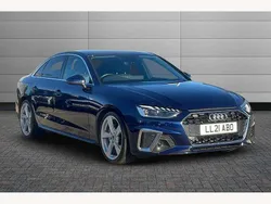 Blue Used 2021 Audi A4 S-Line Sedan | £22,550 (Fair price)
