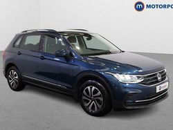 Blue Used 2021 VW Tiguan Active SUV | £21,049 (Fair price)