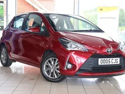 Red Used 2019 Toyota Yaris Hatchback | £11,250 (Fair price)