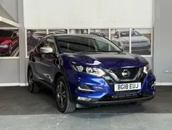 Blue Used 2018 Nissan Qashqai N-Connecta SUV | £8,999 (Good price)