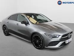 Grey Used 2023 Mercedes CLA220 AMG Line Premium Plus Sedan | £27,099 (Fair price)