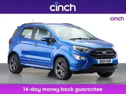 Blue Used 2021 Ford Ecosport ST-Line SUV | £12,099 (Fair price)