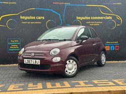 Red Used 2017 Fiat 500 Pop Hatchback | £5,490 (Good price)