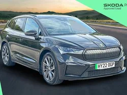 Black magic pearl effect Used 2022 Skoda Enyaq iV SportLine SUV | £25,850 (Fair price)