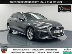 Grey Used 2021 Audi A3 Sportback S-Line Hatchback | £14,970 (Fair price)