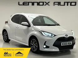 White Used 2022 Toyota Yaris Hybrid Design Hatchback | £14,490 (Good price)