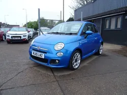 Blue Used 2015 Fiat 500 S Hatchback | £5,295 (Fair price)