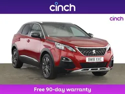 Red Used 2018 Peugeot 3008 GT-line Hatchback | £12,149 (Fair price)