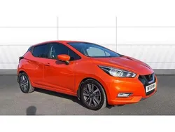Orange Used 2018 Nissan Micra N-Connecta Hatchback | £7,681 (Fair price)