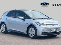 Silver Used 2020 VW ID.3 Pro Performance Hatchback | £13,895 (Fair price)