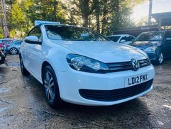 White Used 2012 VW Golf Cabriolet SE Cabriolet | £3,995 (Fair price)