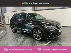 Black Used 2021 VW Tiguan R-line SUV | £25,397 (Fair price)