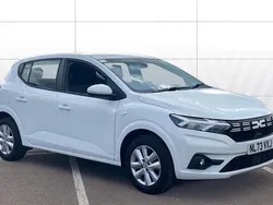 White Used 2023 Dacia Sandero Expression Hatchback | £12,890 (Fair price)