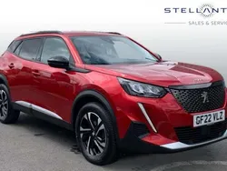Red Used 2022 Peugeot 2008 Allure Premium SUV | £17,405 (Fair price)
