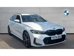 White Used 2024 BMW 330e M Sport Estate | £36,814 (Good price)