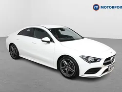 White Used 2022 Mercedes CLA180 AMG line Sedan | £23,499 (Fair price)