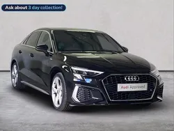 Black Used 2023 Audi A3 S-Line Sedan | £22,016 (Good price)