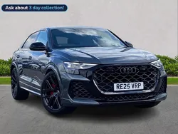 Grey New 2025 Audi RS Q8 Design SUV | £109,645 (A bit pricey)