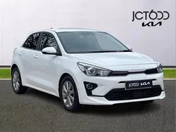 White Used 2022 Kia Rio 3 Hatchback | £13,170 (Fair price)