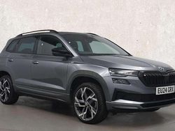 Graphite grey metallic Used 2024 Skoda Karoq SportLine SUV | £27,322 (Fair price)
