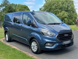 Blue Used 2022 Ford Transit Custom Limited Van | £25,188 (Fair price)