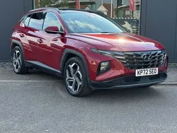 Sunset red Used 2022 Hyundai Tucson Ultimate SUV | £24,690 (Fair price)