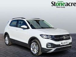 White Used 2023 VW T-Cross SE SUV | £16,250 (Fair price)