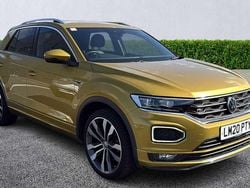 Yellow Used 2020 VW T-Roc R-line SUV | £20,295 (Good price)