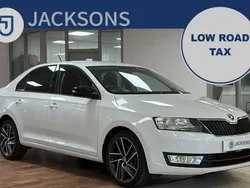 White Used 2017 Skoda Rapid Sport Hatchback | £7,250 (Fair price)