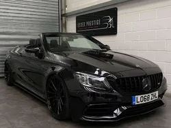 Black Used 2019 Mercedes C63S AMG Premium Plus Cabriolet | £39,989 (Fair price)