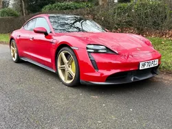 Red Used 2020 Porsche Taycan Performance Package Sedan | £54,995 (Fair price)